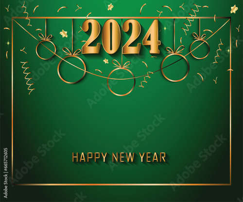 Wallpaper Mural 2024 Happy New Year background for your seasonal invitations, festive posters, greetings cards. Torontodigital.ca