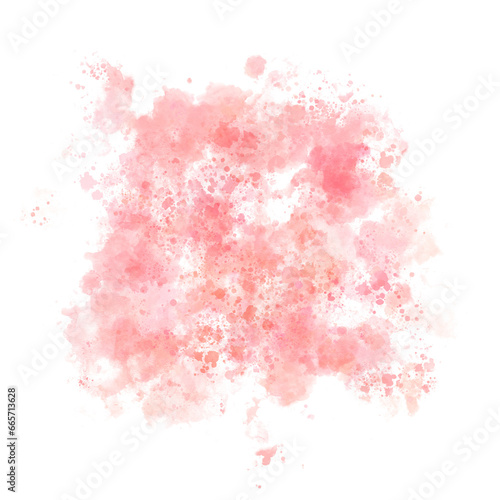 abstract red watercolor splash background 