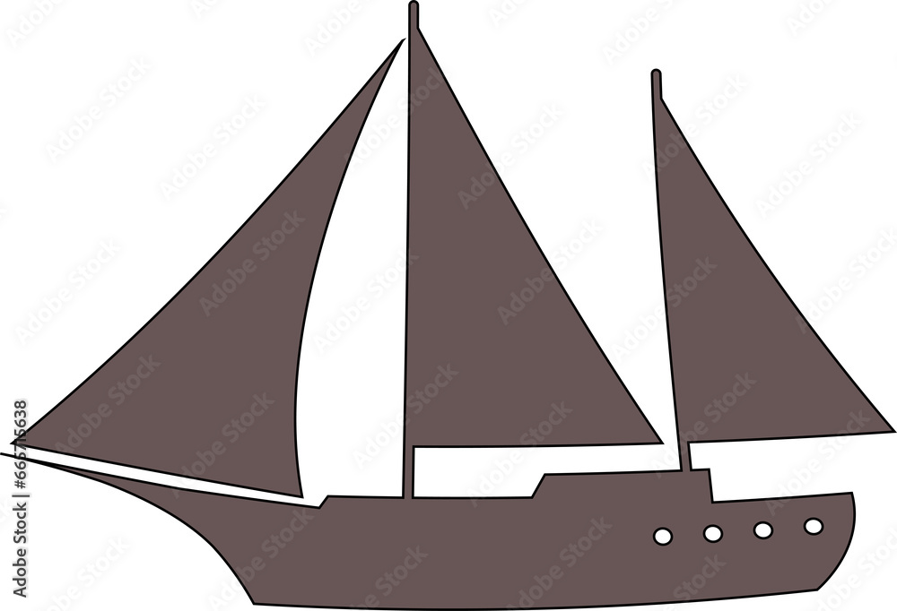 Boat water transport for decoration and design. Boat water transport for decoration and design.