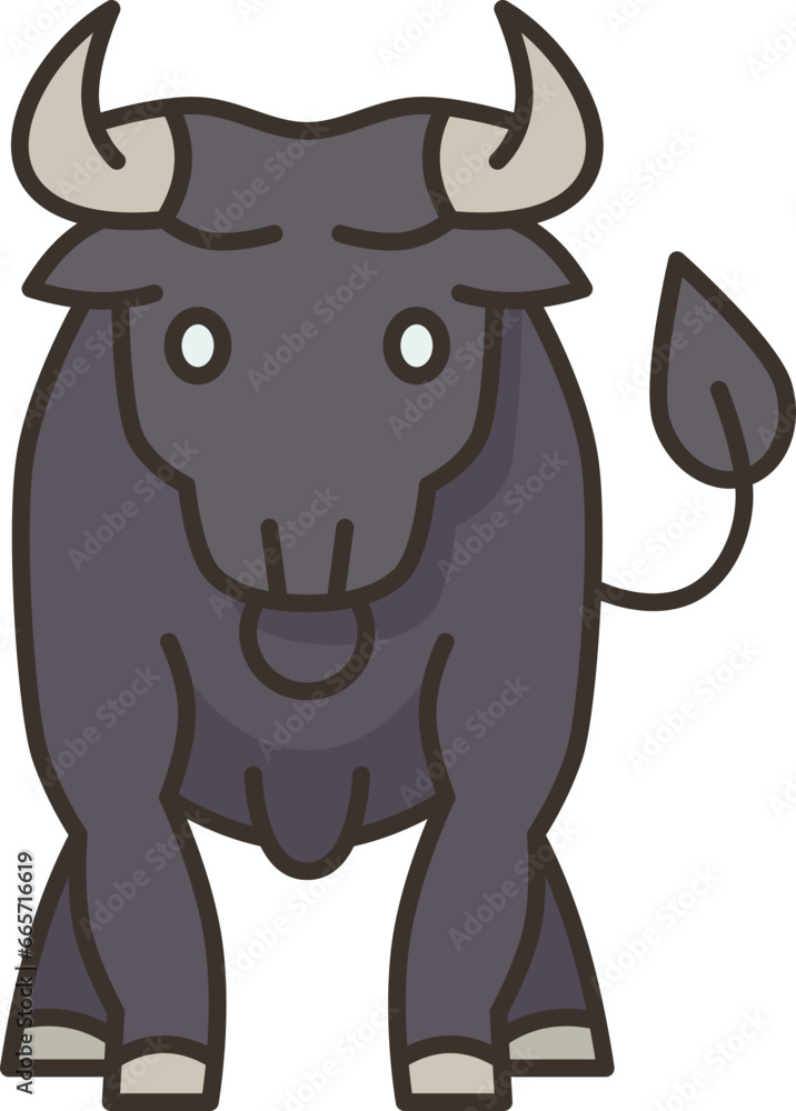 Fototapeta premium bull icon