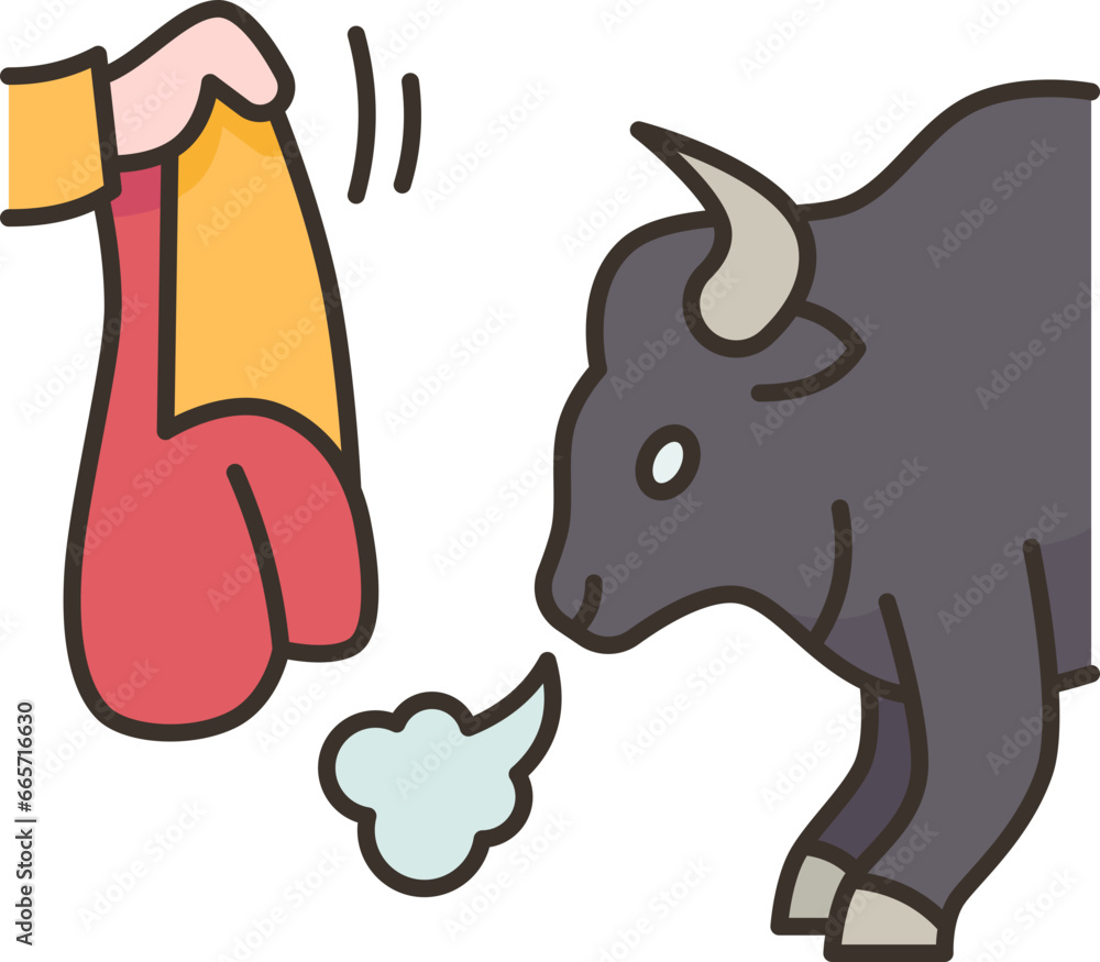 bullfighting  icon