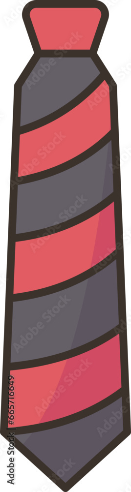 Naklejka premium tie icon