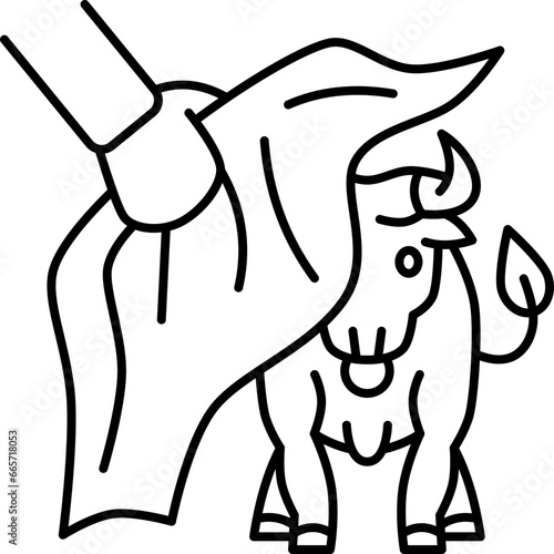 bullfighting  icon