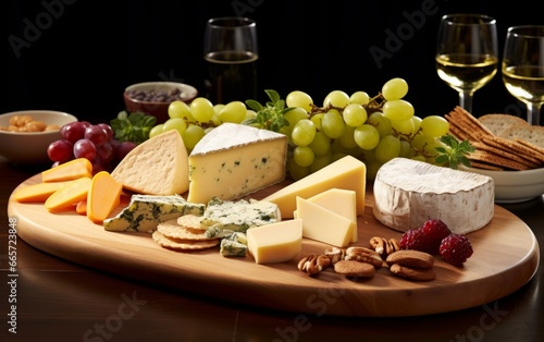 Appetizers cheese board large selection of cheeses on wooden board cheese board