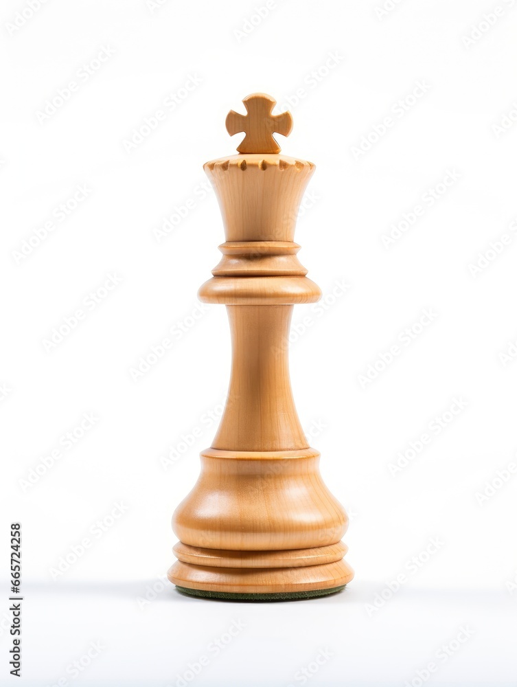 Chess figure isolated on white background Chess figure isolated on white background