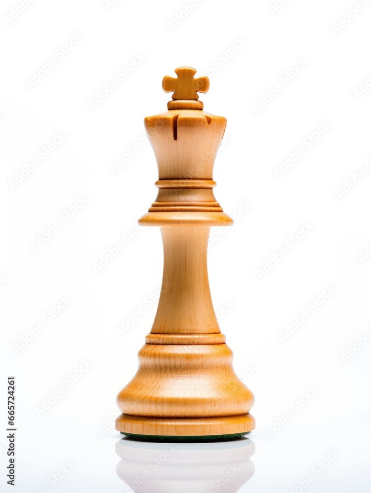 Chess figure isolated on white background Chess figure isolated on white background