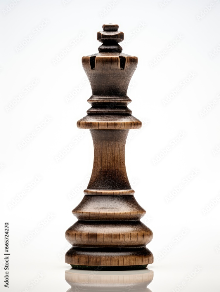 Chess figure isolated on white background Chess figure isolated on white background