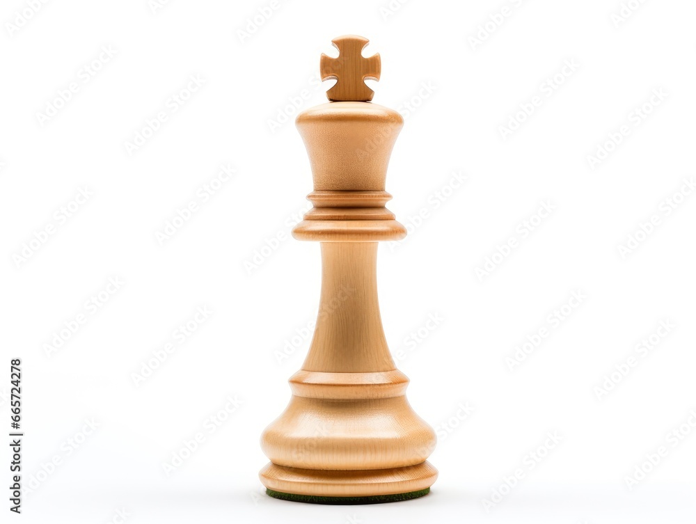 Chess figure isolated on white background Chess figure isolated on white background
