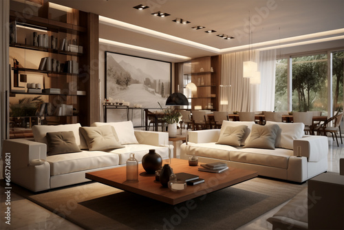 home interior design of modern living room,digital system © ศรันญ่า ตะลาโส