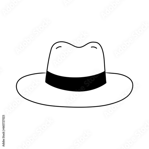 Umpire's Official Hat Handdrawn Icon