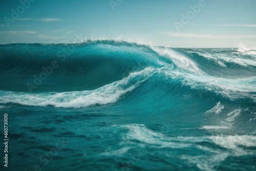 Abstract water ocean wave, blue, aqua, teal texture. Blue and white water wave web banner Graphic Resource as background for ocean wave abstract.