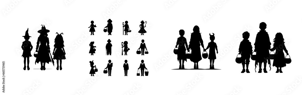 black and white illustration of  people