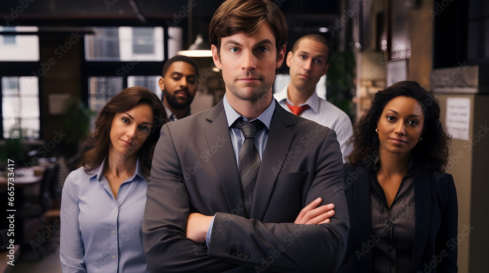 funny office team, business concept, businessmen funny office team, business concept, businessmen
