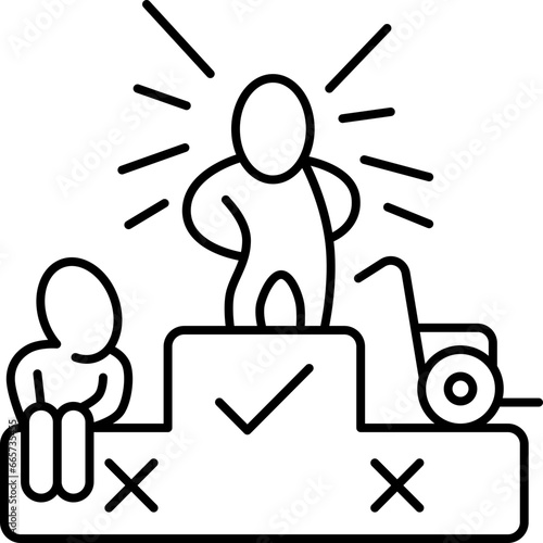 discrimination  icon