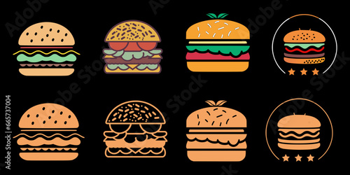 Burger logo ideas, Burger brand identity, Burger logo vector, Burger logo illustrator, Burger logo colors, Minimalist burger logo, Vintage burger logo, Abstract burger logo