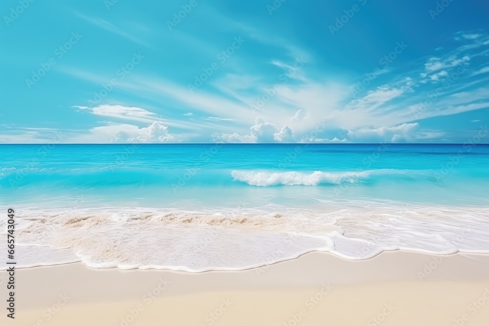 tropical beach. sea and beach. clean and beautiful white beach