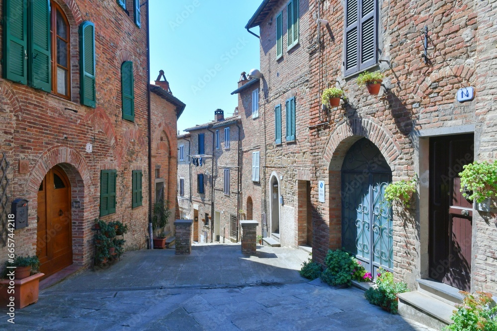 A medieval village in Perugia province.