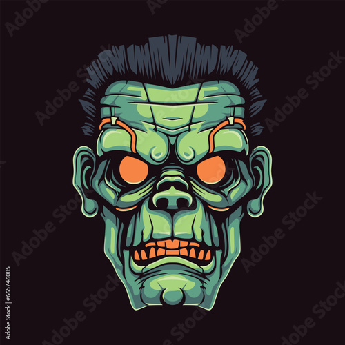 Halloween Zombie Mascot And Esport Logo