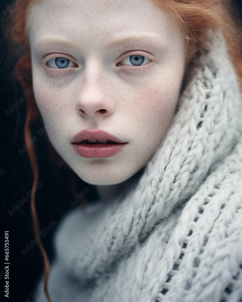 portrait of an albino girl portrait of an albino girl