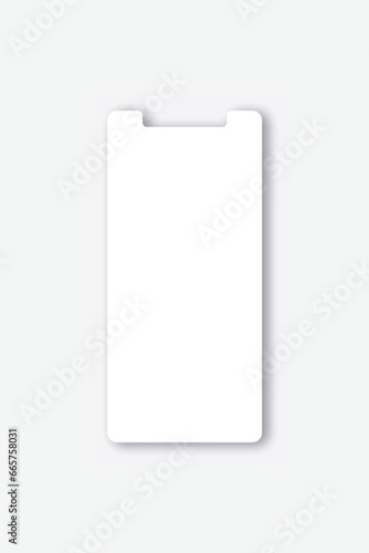 smartphone screen protector model drawing