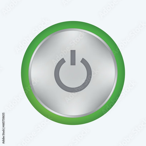 start icon and pressing the power button. close symbol.