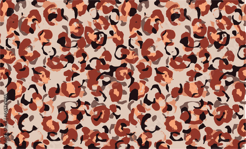 floral animal skin pattern, perfect for fabric and decoration