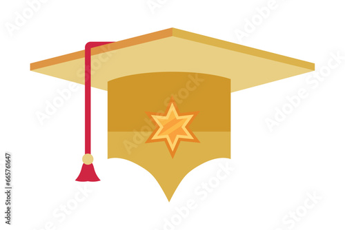 Wallpaper Mural graduation golden hat Torontodigital.ca