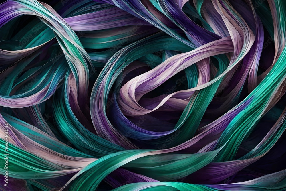 Marbled swirls of aqua and teal paint creating a soothing liquid texture 