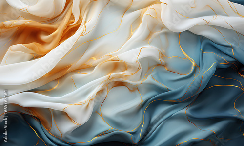 Abstract wallpaper. Speeding into elegance with gold marble - Generative AI