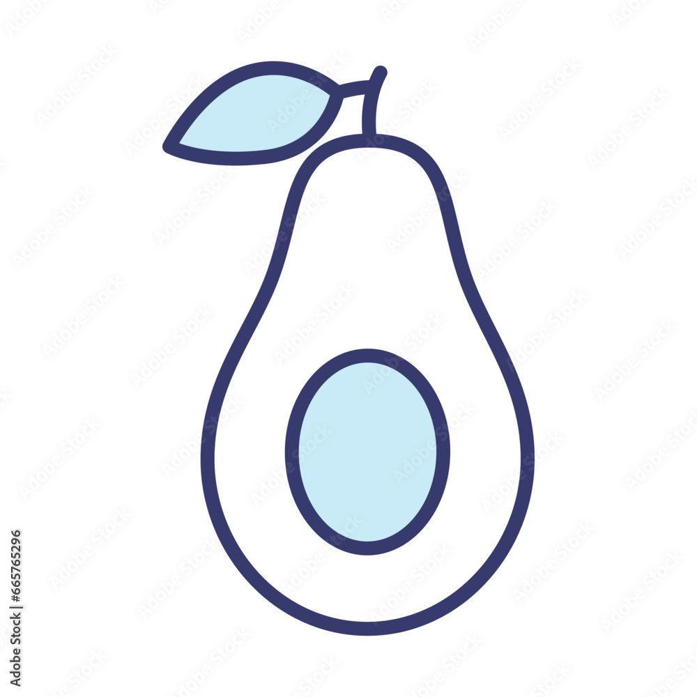 Avocado fruit icon sign and symbol on trendy design for design and print. Avocado fruit icon sign and symbol on trendy design for design and print.