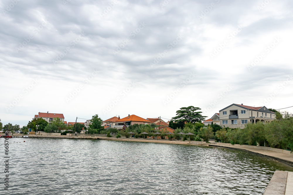 Croatian seaside town of Bibinje