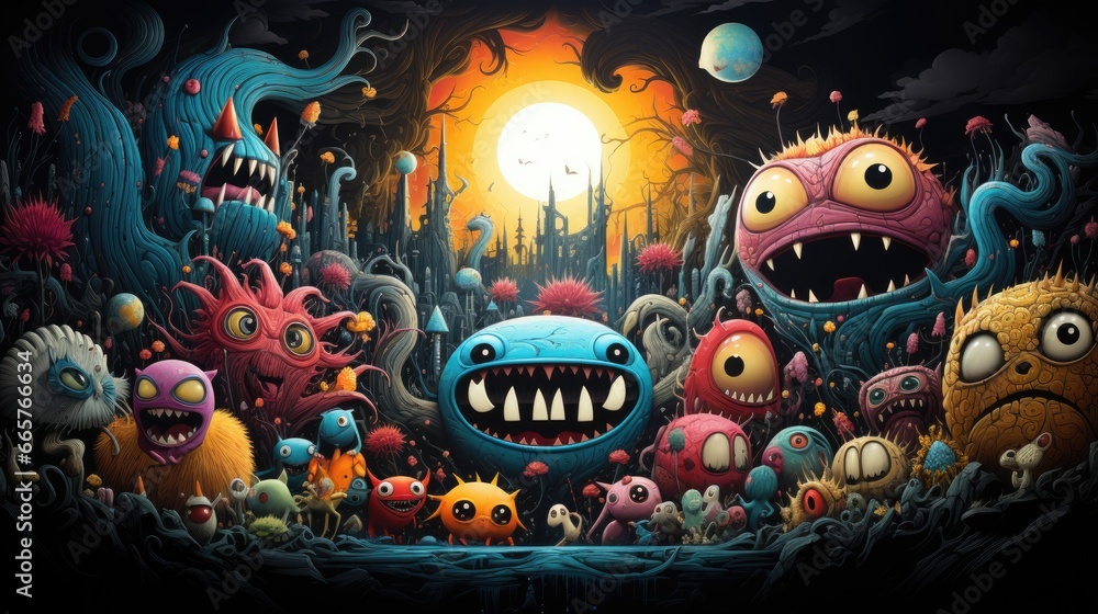 Obraz premium The Monster