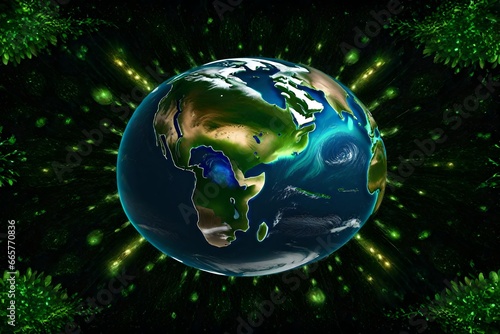 earth in space
