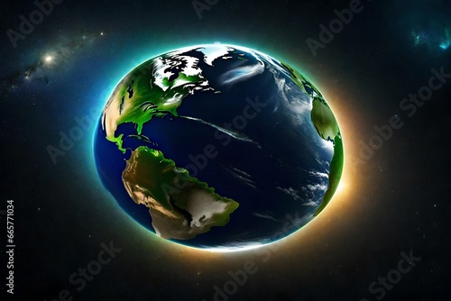 earth in space