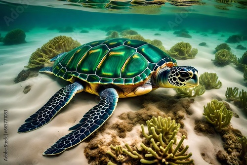 turtle on the beach