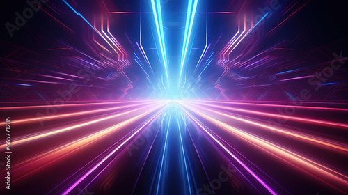 Colourful Abstract Futuristic High Speed light gradient background