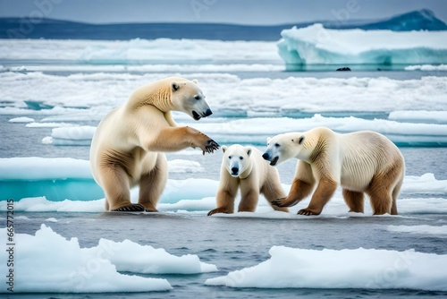 polar bear in the region