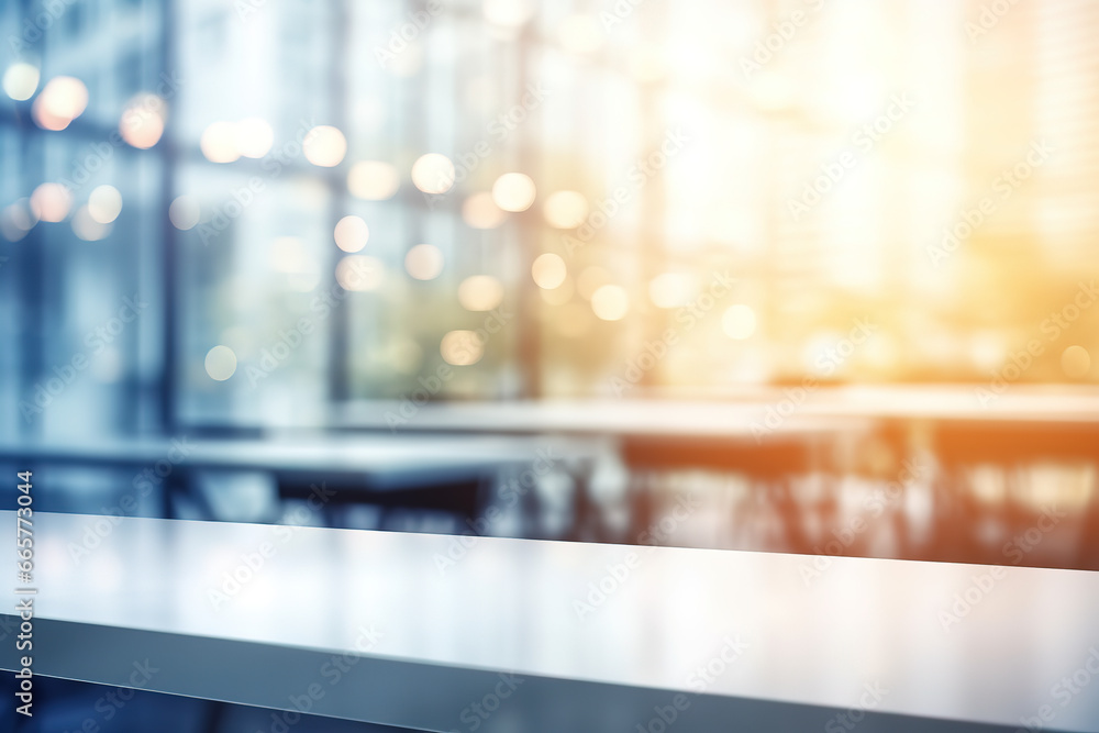Blurred empty open space office Conference Room Abstract light bokeh interior Blurred empty open space office Conference Room Abstract light bokeh interior