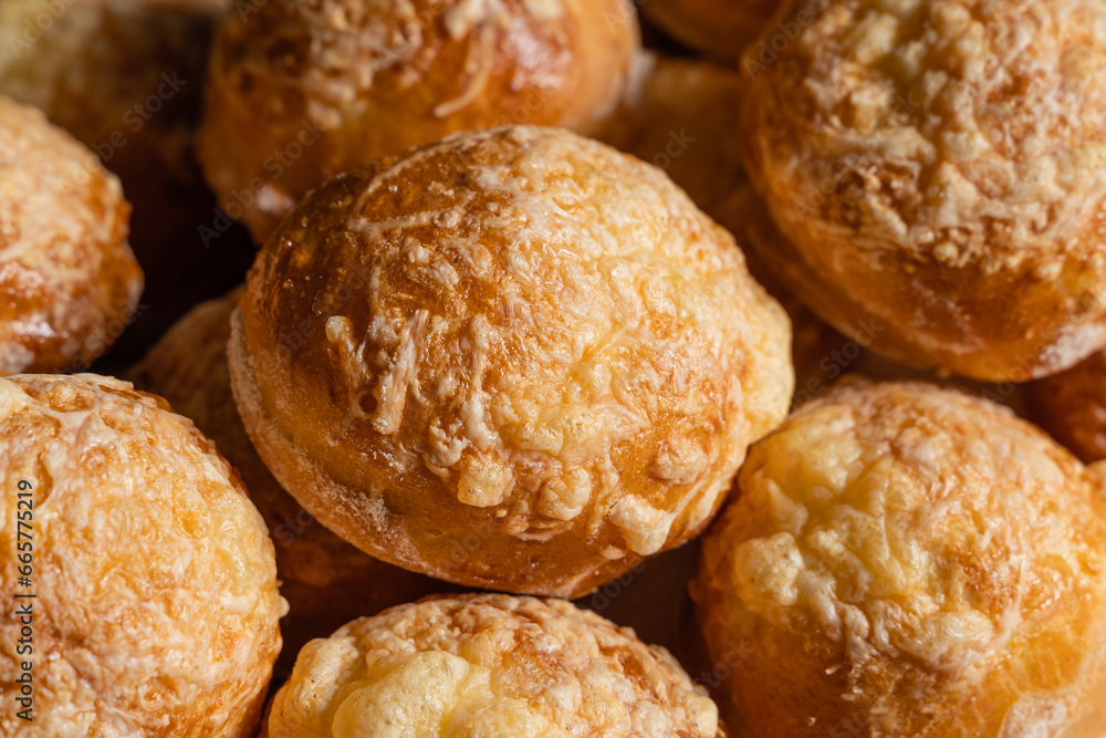 close up of fresh baked pastry 
