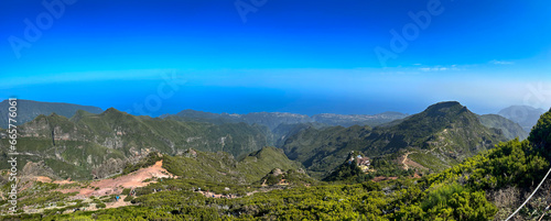 Scenic Trail to Pico Ruivo Summit, Madeira Island