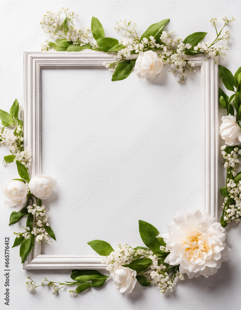 empty spring frame mockup with copy space empty spring frame mockup with copy space