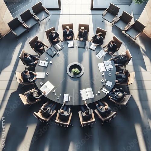 corporate boardroom meeting photo