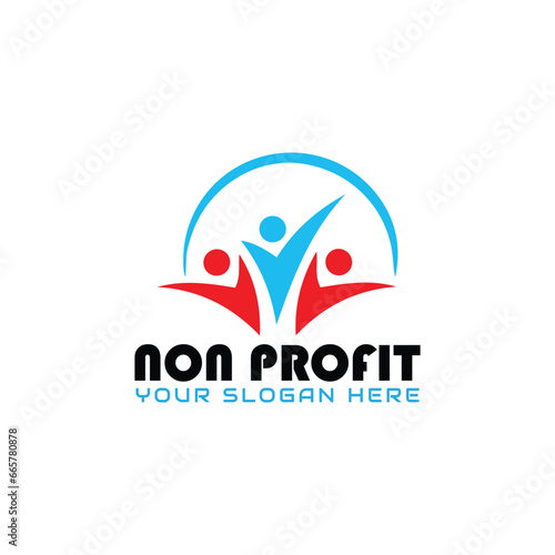 help non profit logo design vector