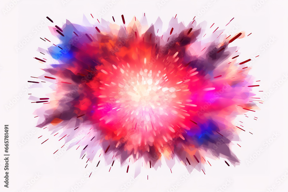 Abstract Beautiful Colourful explosion effect