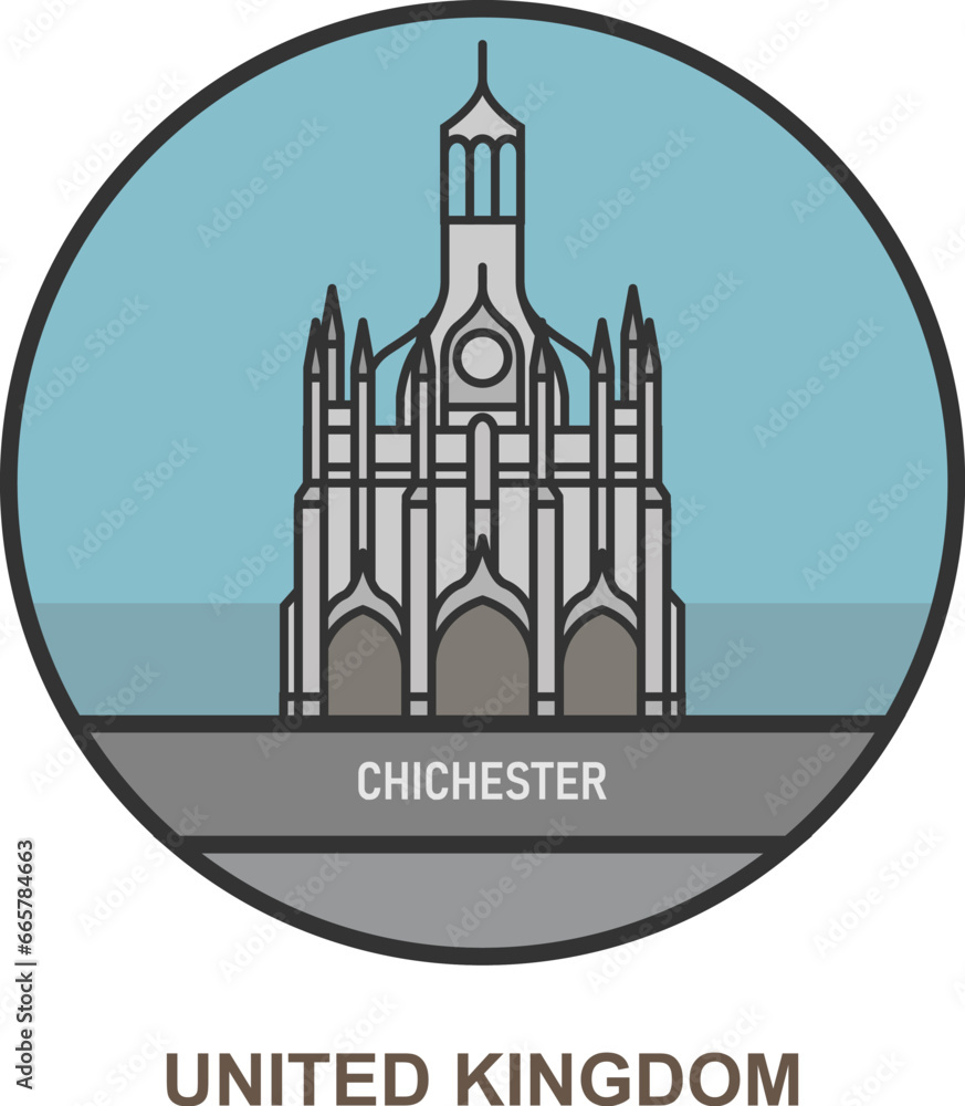 Chichester. Cities and towns in United Kingdom