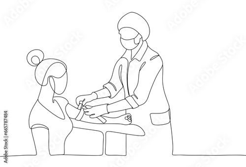 Nurse. Analysis. Procedure. One line