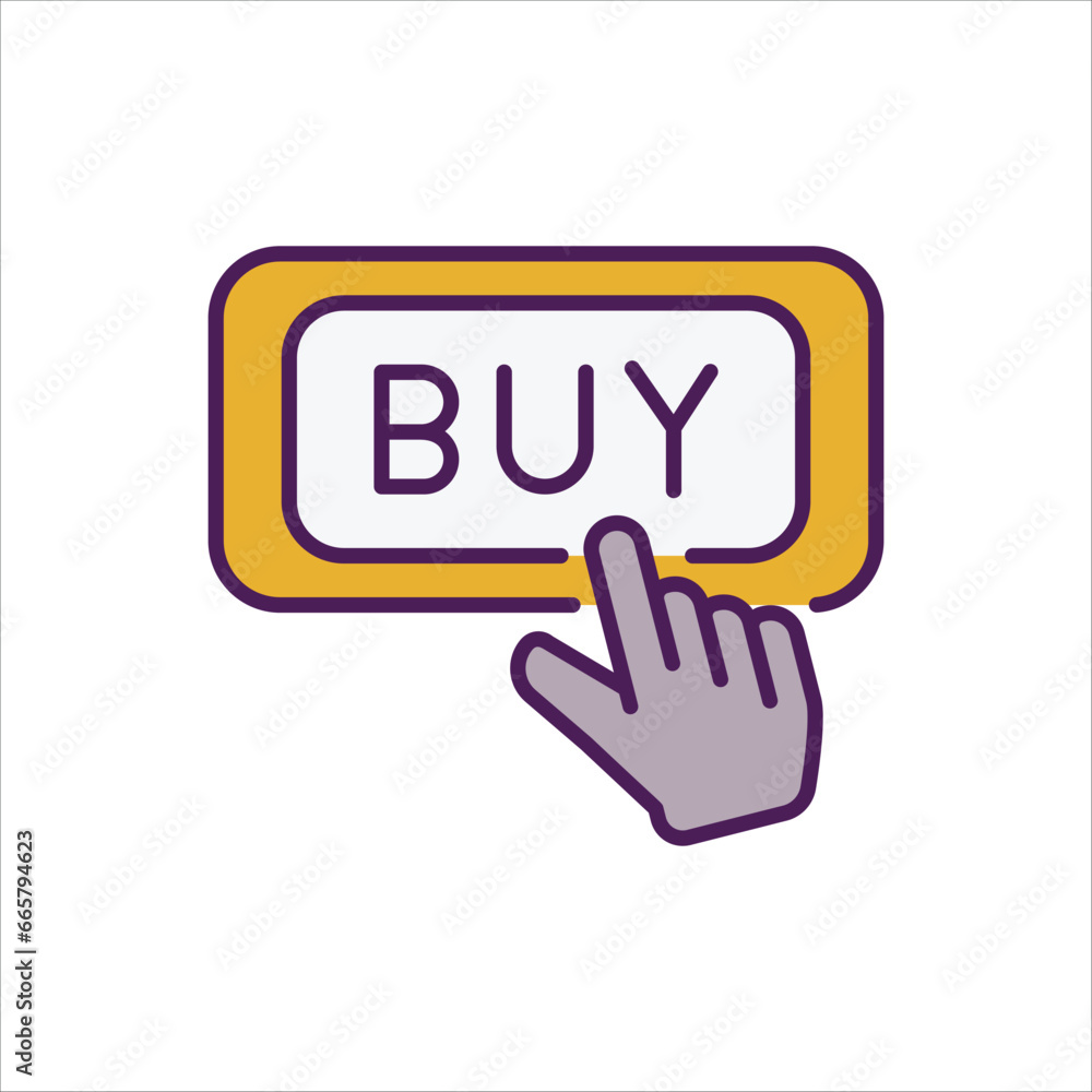 Buy icon islolate white background vector stock illustration. Buy icon islolate white background vector stock illustration.