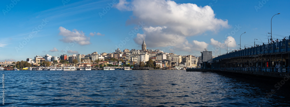 Vue panoramique de Galata à Istanbul, Turquie Vue panoramique de Galata à Istanbul, Turquie