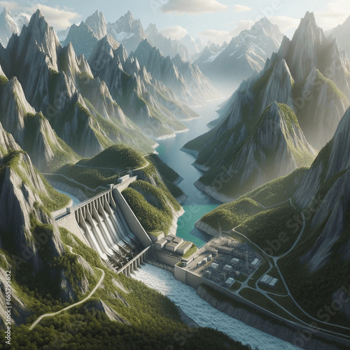 dam in the mountains