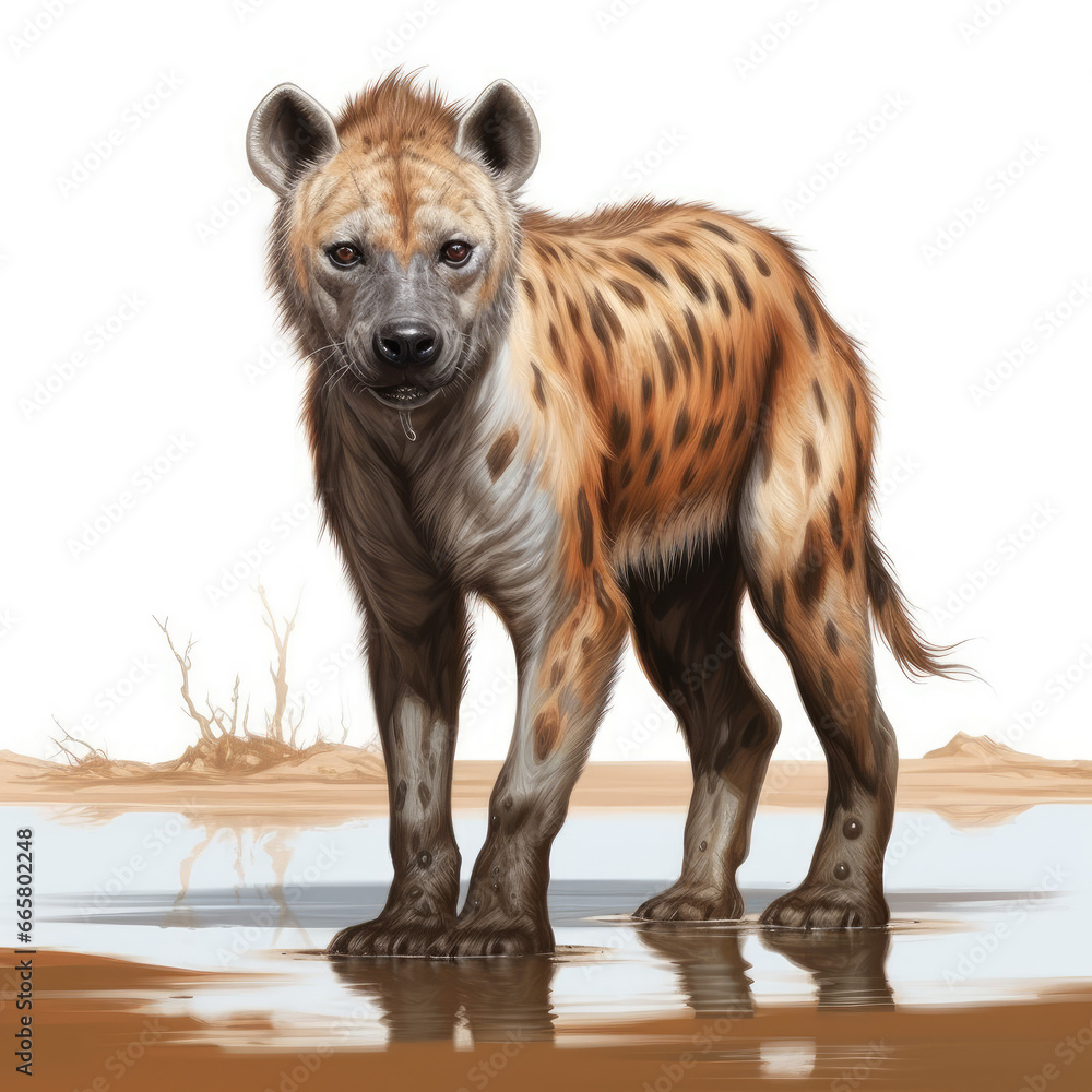 Realistic Hyena Silhouette: Majestic
, Medieval Fantasy RPG Illustration Realistic Hyena Silhouette: Majestic
, Medieval Fantasy RPG Illustration